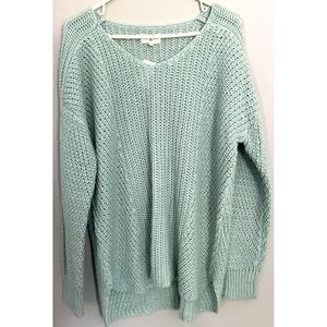 Lou & Grey Sweater Women XL Chunky Knit Pullover Crewneck Soft Cozy Knitwear NWT